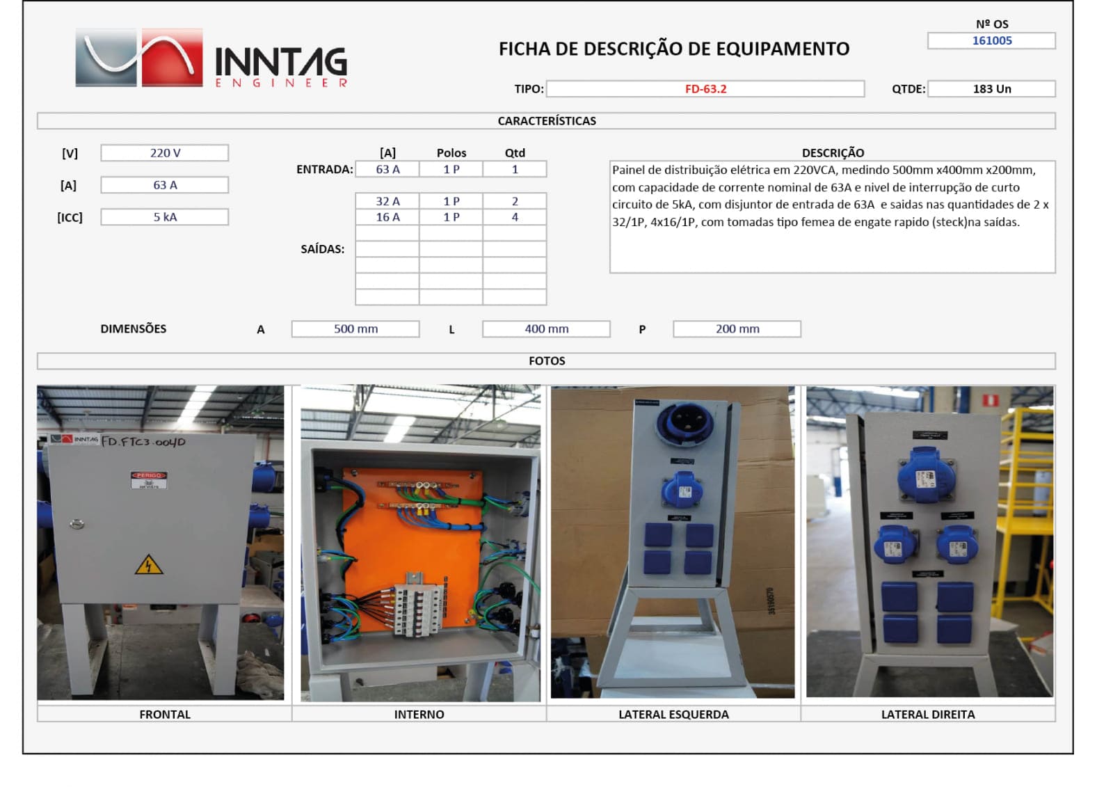 Oferta única de equipamentos usados