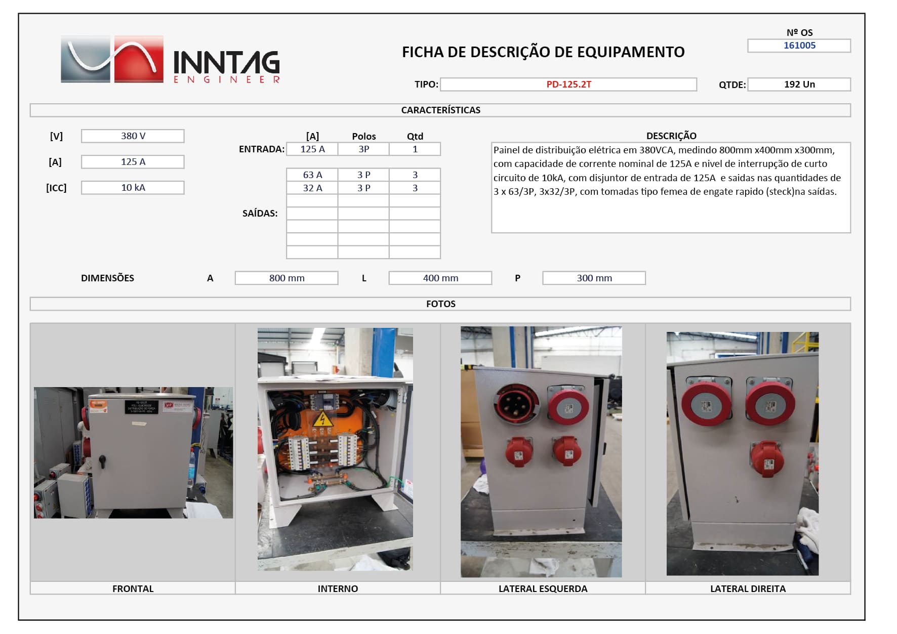 Oferta única de equipamentos usados