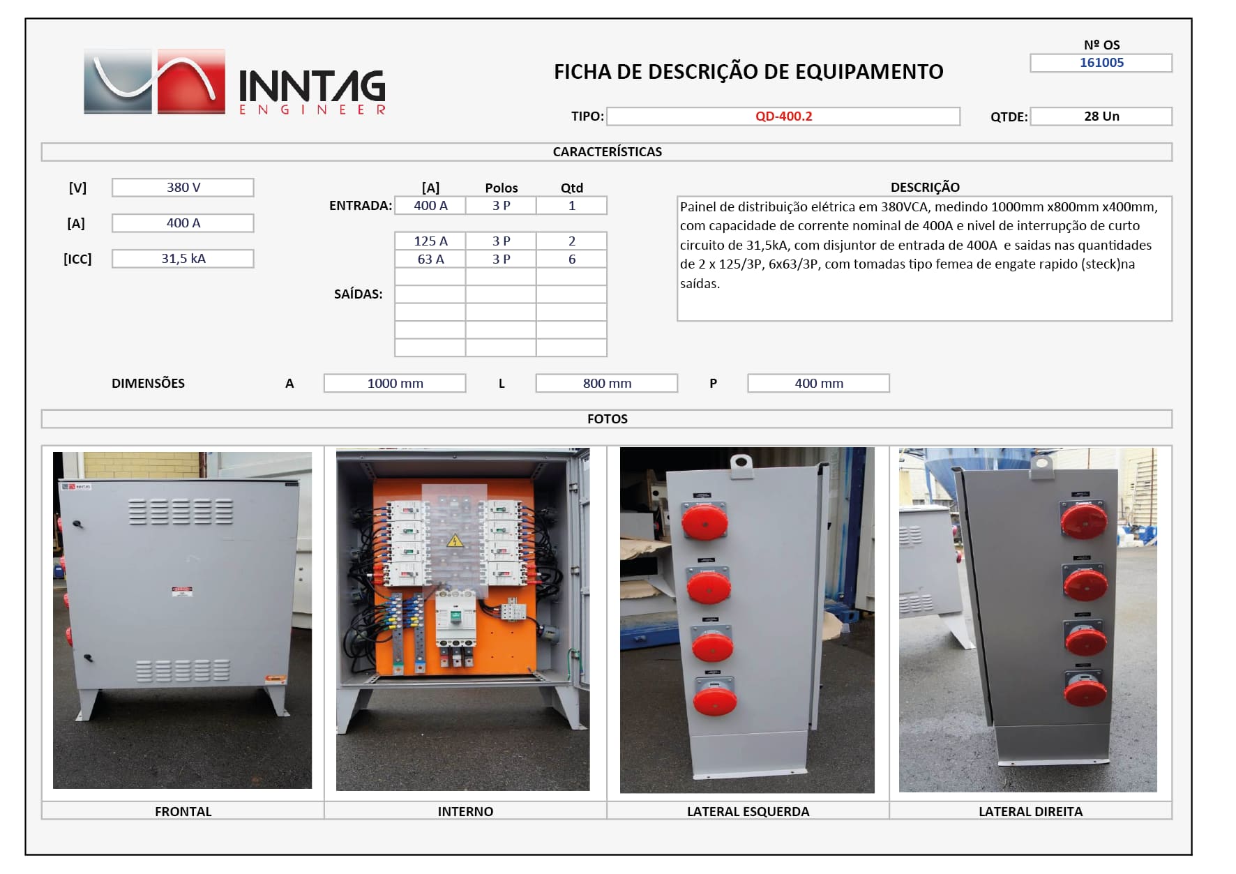 Oferta única de equipamentos usados