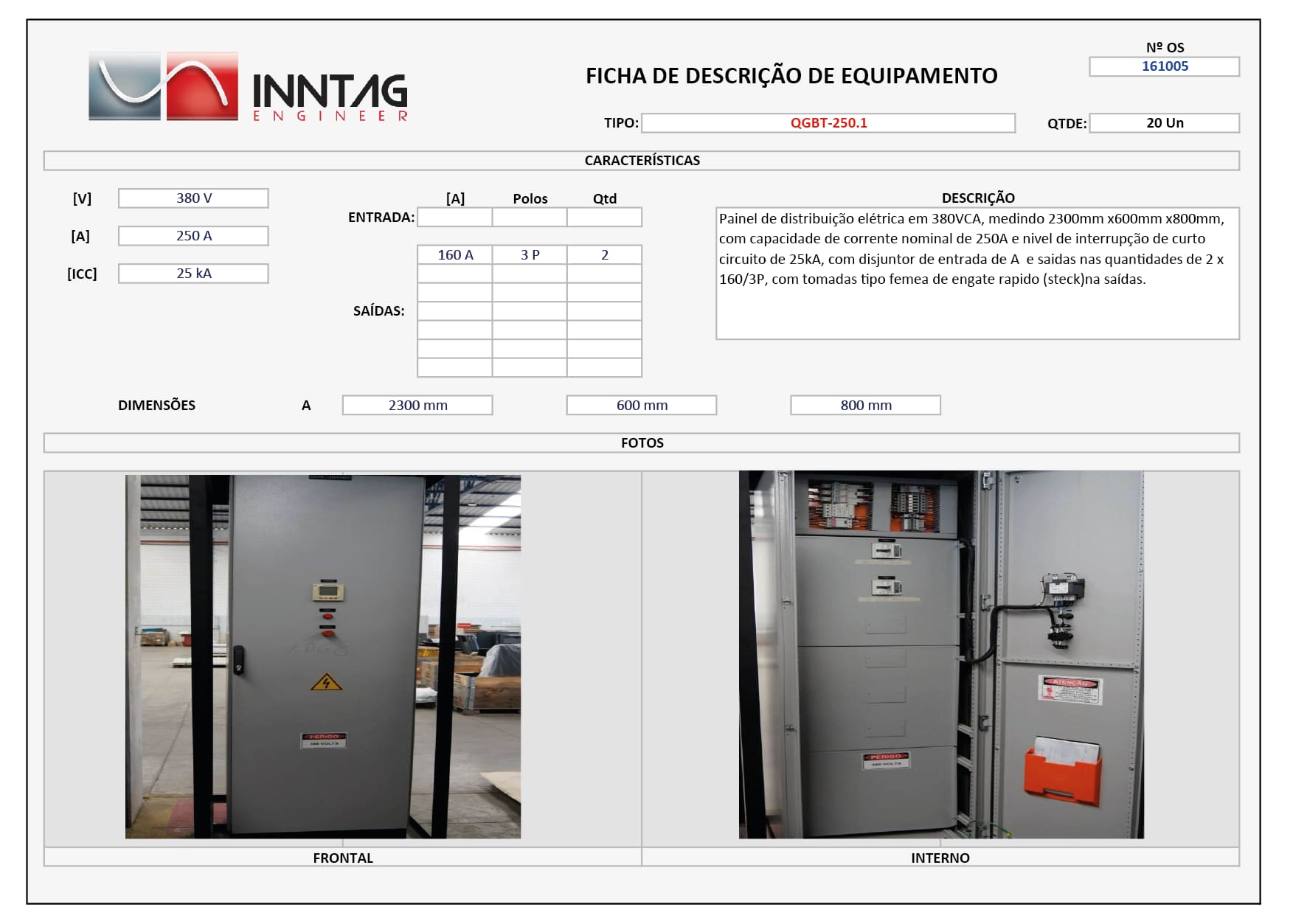 Oferta única de equipamentos usados