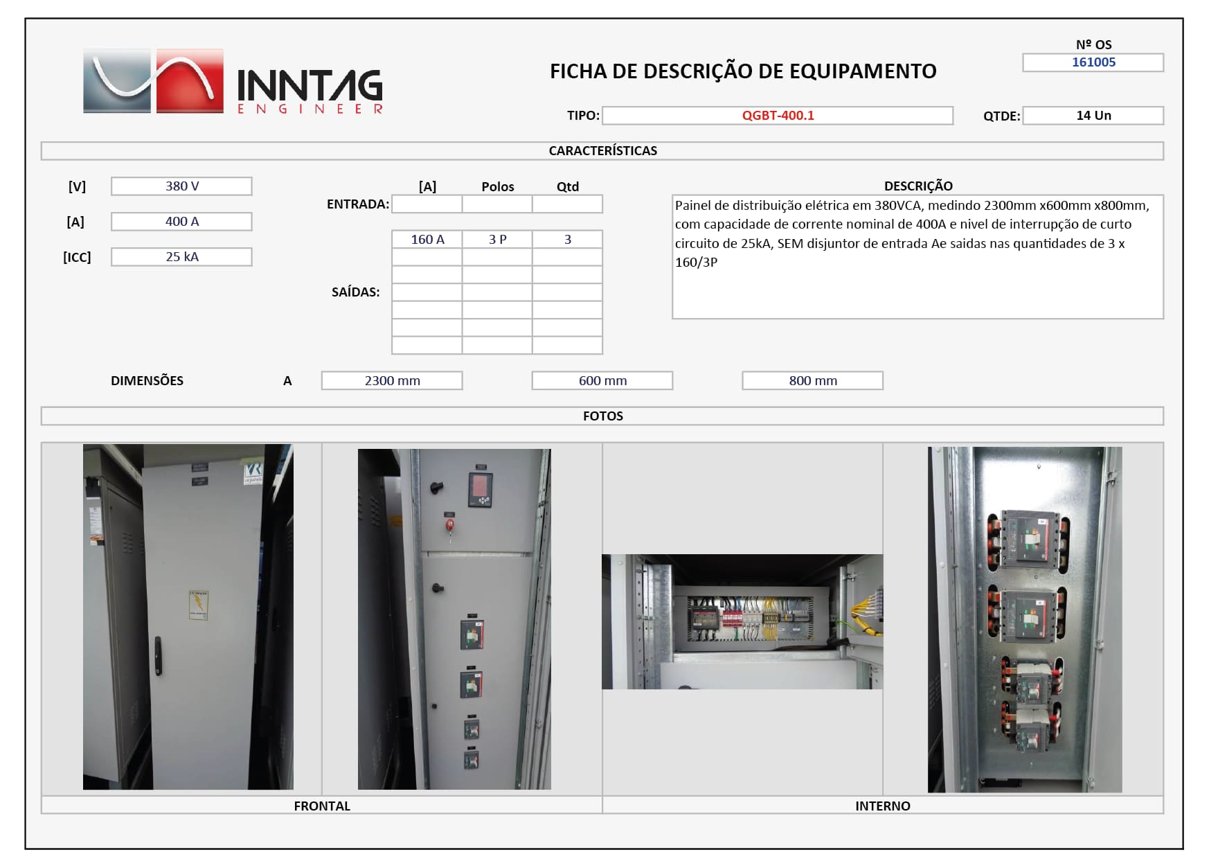 Oferta única de equipamentos usados