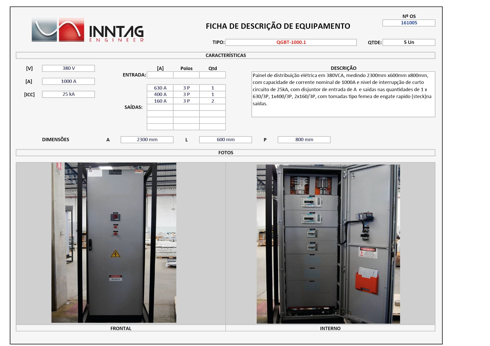 Oferta única de equipamentos usados